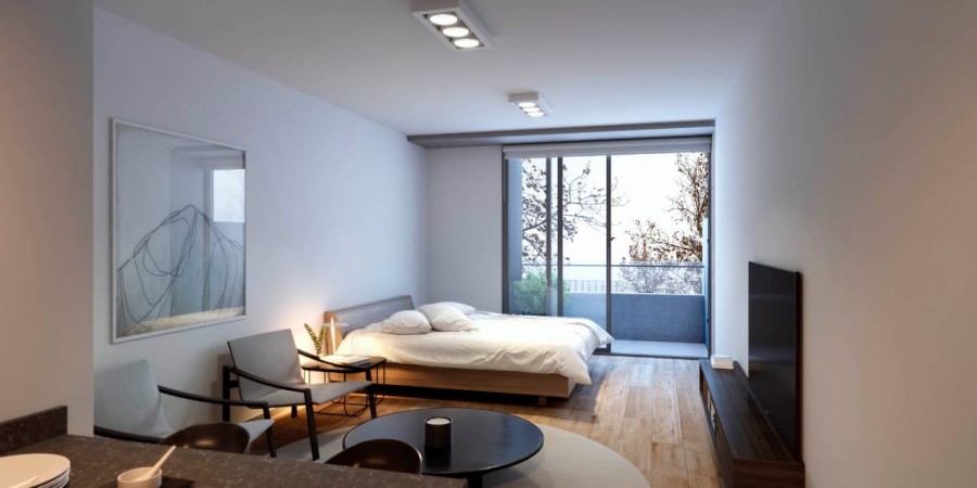 Departamentos dos dormitorios y ambientes tipo loft
